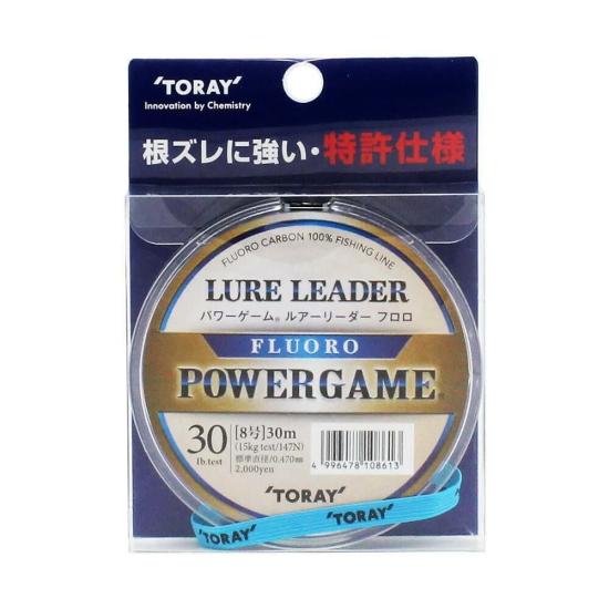 Toray Power Game Lure Fluorocarbon 30mt 3LB/1,5kg/0,128mm